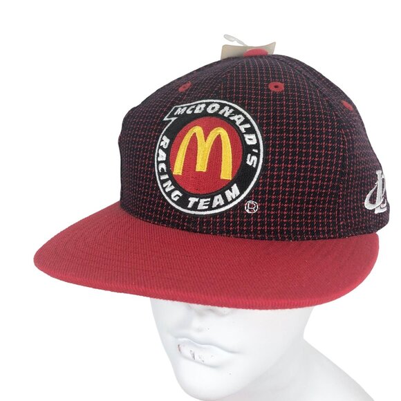 Vtg Racing Hat Bill Elliot 94 McDonalds Racing Team New Deadstock Logo Athletic - Picture 16 of 16